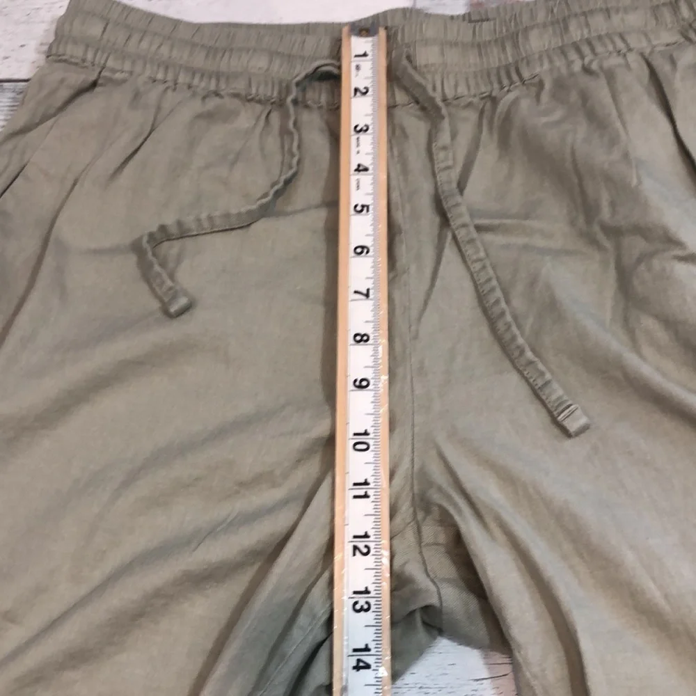 32 Degrees Cool Linen Blend Pull On Ankle Pants Large - Picture 8 of 9
